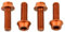 Wolf Tooth | Water Bottle Cage Bolts | Orange | Bike Accessories Custom Parts Precision Engineered