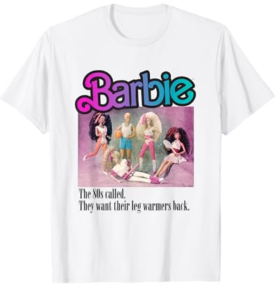 Maglietta Donna Barbie, Ufficiale, Gruppo Anni 80 Maglietta