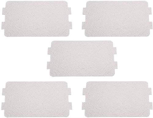 HyNana 5 Pezzi Forno a Microonde Piastra di Mica Foglio Forno a Microonde Copertura di Guida d'Onda Sostituzione di Riparazione Accessorio Mica per Microonde per Cucina Forno a Microonde