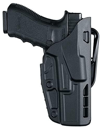 SAFARILAND® 7377 (7TS-ALS) Gürtelholster, Dropped / V1 (38-58 mm), schwarz, re, Glock 17,17C,31(.357), 47 (Gen3-5), 22,22C (Gen3-4)