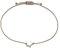 Selfmade Jewelry Armband Damen Silber Stern Handgemachtes Armkettchen mit Sternchen Größenverstellbar Inkl. Geschenk-Verpackung (Silber - Braun)