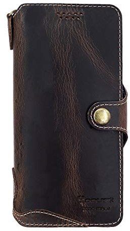 Yogurt Handyhülle für Samsung Galaxy S22+, Hülle Echtleder Case Ledertasche Lederhülle für Samsung S22+, Öl Leder