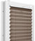 Fenster DEKOR - Rollos für Fenster Braun - Klemmfix Rollo ohne Bohren 120 x 35 cm - Doppelrollo mit einer breiten Auswahl an Größen und Farben - Blickdichte Rollos, einfach zu montieren
