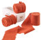 Waylipun 3 Rollen 5cm x 6.4M Geschenkband Schleifenband, Hochzeit Festival Bänder, Chiffonband Dekoband zum Verpacken von Geschenken, Blumensträuße, Hochzeitseinladung, DIY Handwerk - Dunkelorange