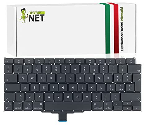 new net Keyboards - Tastiera Compatibile con Notebook Mac Book Air 13.3 A2337 Air 10,1 3598 MGN73LL/A A2337 (Anno 2020) MGN63LL/A[ Layout ITA - Senza Frame ]