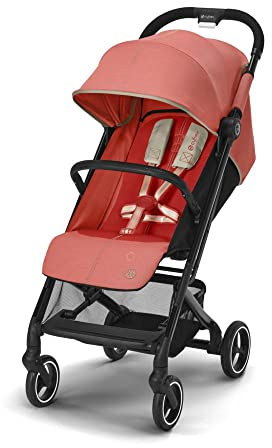 Cybex Gold Poussette Beezy, de la Naissance à environ 4 ans (max. 22 kg), Compacte et Ergonomique, Hibiscus Red (Rouge)
