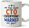MUGFFINS Tazas para CTO - En Inglés - Everyone warned you about - 11 oz / 330 ml - Regalo original y divertido