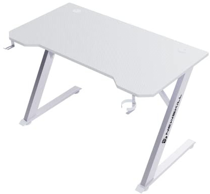 NEWSKILL Belenor | Mesa Gaming Ivory | 120x60x75 cm