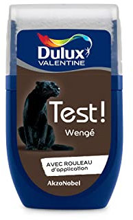 Dulux Valentine Peinture Testeur Crème de Couleur - Murs et Boiseries - Mat - Couleur Wengé 30 ml