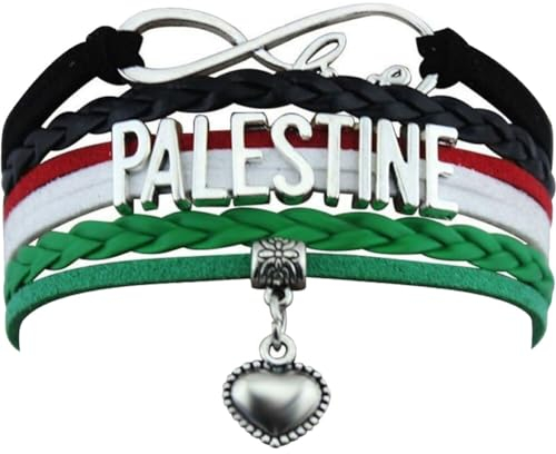 Palästina -armband Palästina Armband Herzanhänger Sport Schmuck Gedenkgeschenk