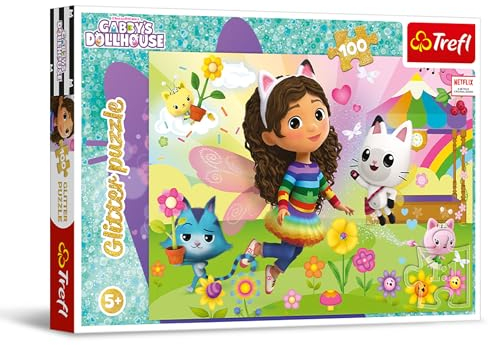 Glitter Puzzle 100 - Gabby's Dollhouse