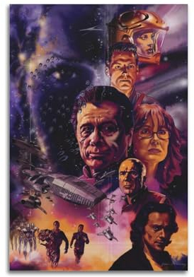 Zamm Battlestar Galactica-Poster, Wandkunst, Leinwandgemälde, Wohnzimmer, Schlafzimmer, Heimdekoration, Büro, Wandposter, Fitnessstudio, Kunstmalerei, 30 x 45 cm
