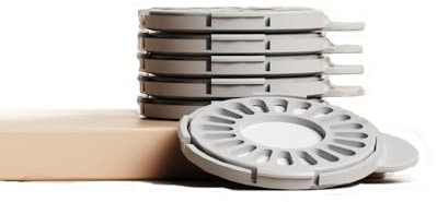 Coogime Lot de 6 filtres de rechange pour distributeur d'eau pour chats et chiens, uniquement pour notre distributeur d'eau à escargot (élément filtrant, standard)