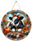 Coole Poster Für Jungs Vintage-Stil, Kuh-Schild, Y'all-Schild, Kranz-Schild, Kranz-Mitte, Kranz-Aufsatz, antikes Blechschild, Metallschild, Halloween-Dekor, Weihnachtsdekor, Play Store (Pink, 30cm)