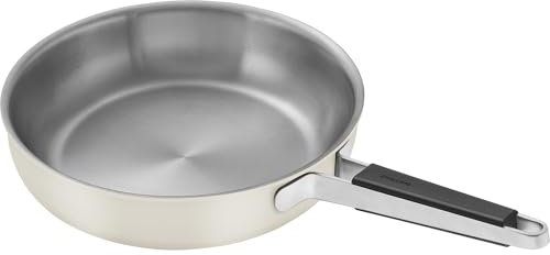 ZWILLING Pure 11-inch Stainless Steel Fry Pan, Ivory