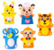 BESTonZON 5 Sätze Handpuppe Selber Machen Kleine Tierpuppe Affenpuppe Sockenpuppen Aus Papier Bastelset Selber Machen Handpuppen Bastelmaterial Handpuppen Selber Machen Hasenpuppe Tuch