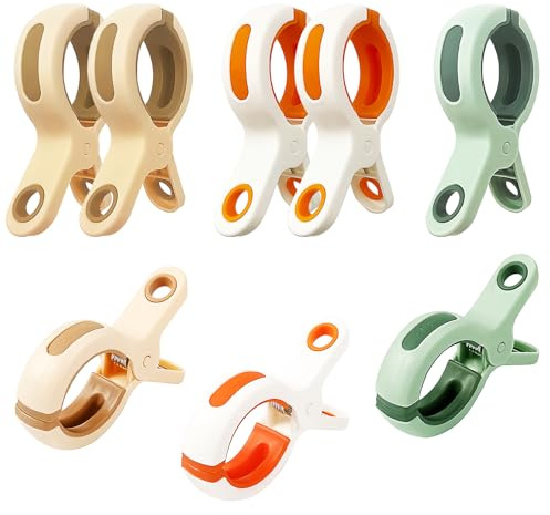 CSLGDMAI Kunststoff Handtuchclips, starker Kleiderhalter, rutschfeste Handtuchhalter für Liegen, Waschküche, Poolstuhl, Liegen, Waschküche, Waschküche, Waschlinie, 8 Stück