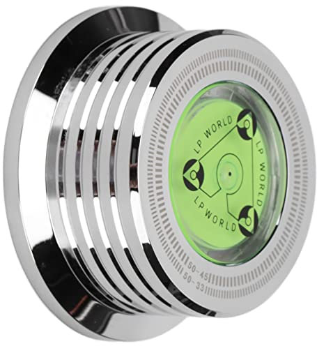 Plattenspieler, Schallplatten mit Wasserwaage, Plattenspieler-Gewichtsklemmen, Plattenspieler für -Plattenspieler, 50 Hz (Silver)