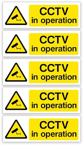 Ninoclar CCTV in Operations 15 x 5 cm (Pack of 05)