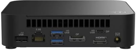 ASUS 90AR00M2-M000M0 barebone per PC/stazione di lavoro Nero N150 3,6 GHz (NUC/14 Essen RNUC14MNK1500003 UK Cord L6)