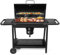 Barrel BBQ Charcoal Smoker And Grills: Large Oil Drum Barbeque Grill For Outdoor Garden Cooking