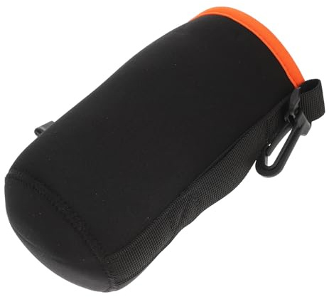 HIAKDOFT DSLR Objektiv Tasche Schwarz mit Fleecefutter Stoßfest und Wasserabweisend Kompakte DSLR Kamera Objektiv Aufbewahrung für Outdoor und Reise Geeignet für Damen und Herren