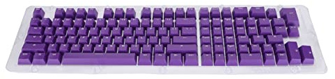 FAUOSWUK Tastenkappen mit 117 Tasten, OEM-Höhe, Zweifarbige ABS-Tastenkappen mit Ölbeschichtung, für Mechanische Tastatur mit 61 64 68 71 78 82 84 87 Tasten (Weiße Zahl)