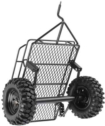 HaloVerde Metall-RC-Hopper-Anhänger für individuelle Projekte. Dieser RC-Kippanhänger ist für verschiedene RC-Crawler-Anhänger im Maßstab 1:10 konzipiert, darunter der D90 und der
