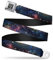 Buckle-Down Gürtel Sicherheitsgurt Space XL Grtel, Mehrfarbig, 4 cm Breit-81/132 cm Länge