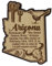 Printtoo USA Arizona - Staats - Karten - holzerner Magnet - Andenken - Kuhlraum - Magnet - Geschenk