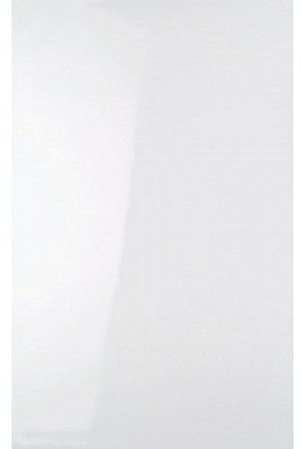 The Cladding Store White Gloss 10mm Bathroom PVC Cladding Ceiling Kitchen Wet Wall UPVC Shower Splash Panels 1m Wide 2.4m Long