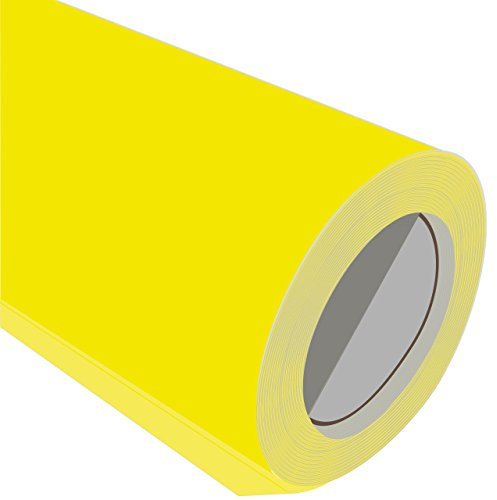 JasonCarlMorgan JCM Graphics Neon Yellow Iron On Garment Vinyl Roll 500mm 10M