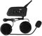 QSPORTPEAK V6 Motorbike Bluetooth Helmet Intercom Interphone Headset,full duplex Wireless Motorbike Interphone Connect Up to 6 Riders,FM Radio/GPS/MP4/1200M(hard cable,1 Pack)