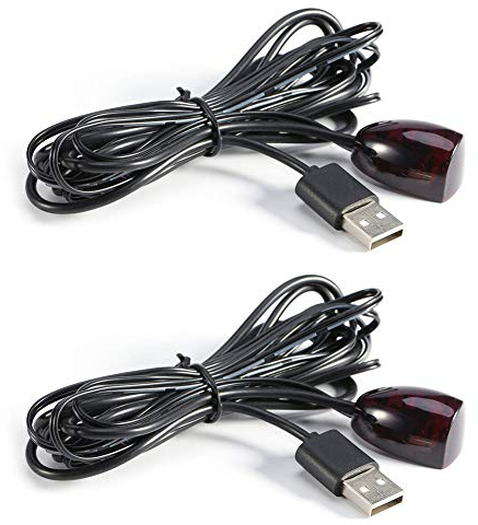 Zerone IR-USB-Empfänger, Set Top Box, Infrarot-Fernbedienung, USB-Kabel, IR-Repeater für Home Set-Top-Box