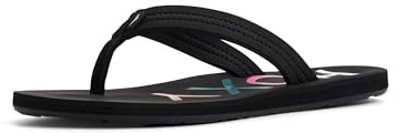 Roxy Damen Vista Flip Flop Sandale, Schwarz, 40 EU