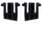 HUYUN Stand Foot Replacement Accessories Parts for Corsair K65 K63 LUX RGB Mechanical Gaming Keyboard (1 Pair Stand Foot)