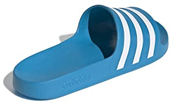 adidas Unisex adulto Adilette Aqua Slides, Solar Blue / Cloud White / Solar Blue, 37 EU