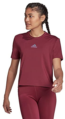 Adidas Damen Uforu T-Shirt, Victory Crimson, M