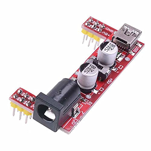 Breadboard Power Supply Module 3.3V / 5V MB102 Suitable for Microcontrollers