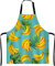 Wasach Schürze mit tropischen Palmenblättern und Bananen, verstellbarer Hals, für Männer und Frauen, geeignet für Küche, Koch, Kellnerin, Kochschürze