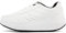 JOMIX Zapatillas Deportivas Hombre Basculantes Zapatos Mecedores Cómodos Adelgazar Caminata Jogging Fitness, 02 Blanco, 43 EU