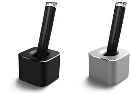 TopHomer Mini-Stifthalter für Schreibtisch, Aluminiumlegierung, Stiftständer, Einzelstifthalter, Desktop, kreative Verzierung, Desktop-Organizer für Büro, Schule, Zuhause, Zahnbürstenhalter, 2 Stück