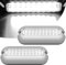 Greluma 2 Stk 27 LEDs Boots-Unterwasser-LED-Leuchten, Marine-Pontons Unterwasserboots-Heckleuchte, wasserdichte IP68-Edelstahl-Bootsdeck Leuchten, LED-Heck-Fischlichter - Weiß