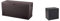 Keter 231317 Comfy Box, Braun, 116.7 x 44.7 x 57 cm & City Box, Holzoptik, dunkelgrau