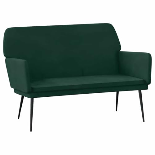vidaXL Sitzbank Dunkelgrün 108x79x79 cm Samt
