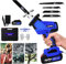 Brushless Reciprocating Saw, Wood Tree Branch Metal Bone Pipe Electric Cutting Saw Cordless Recip Saw Battery Powered, 4 Saw Blades, Variable Speed, Safty Lock(1 Battery and Charger)