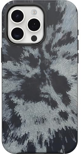 OtterBox iPhone 15 Pro MAX (Only) Symmetry Series Case - BURNOUT SKY (Black), snaps to MagSafe, ultra-sleek, raised edges protect camera & screen