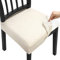 Fuloon Pack of 4 Stretch Printed Dining Room Chair Seat Covers with Ties Removable Washable Anti-Dust Kitchen Chair Cushion Cover Slipcovers Protector
