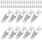 10 Sets Spannverschluss Klein Schlüssel Haspe Kistenverschluss mit Schrauben, Federklammer Clips Für Tür Fenster, Möbel, Werkzeugkasten