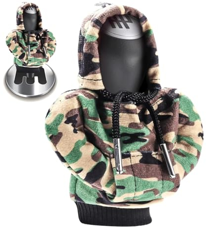 komsoup Schalthebel Hoodie, Schaltknauf Abdeckung, Lustiger Schaltknauf-Pullover-Hoodie Für Auto-Schalthebel, Auto Schaltknauf Hoodie Schalthebel Haube, Hoodie Schaltknauf Auto Innenraum Deko